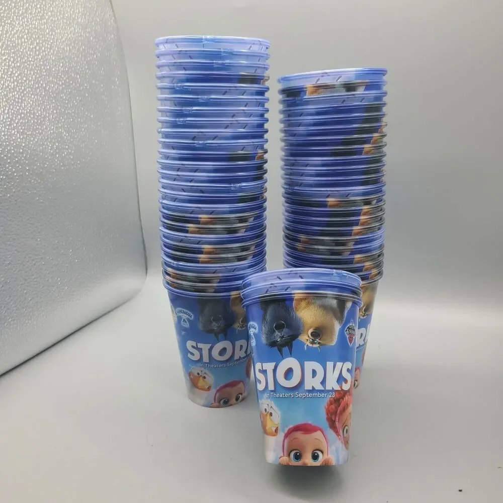 Set (50) promotional cups for the STORKS Movie Collectible Plastic New